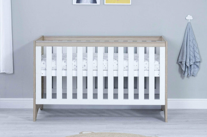 Babymore Nursery Furniture Babymore Veni 2 Piece Furniture Set - White Oak