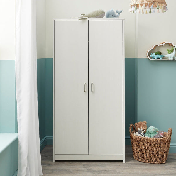 Babymore Wardrobes Babymore Caro Wardrobe - White Wash