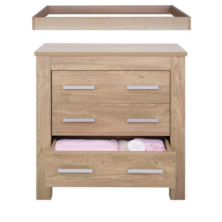 BabyStyle Nursery Furniture Baby Style Bordeaux Dresser - Oak