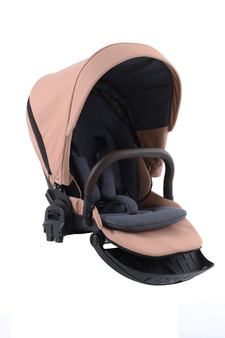 BabyStyle Travel Systems BabyStyle Prestige Vogue 12 Piece Bundle - Coral / Gold Frame / Brown Leather