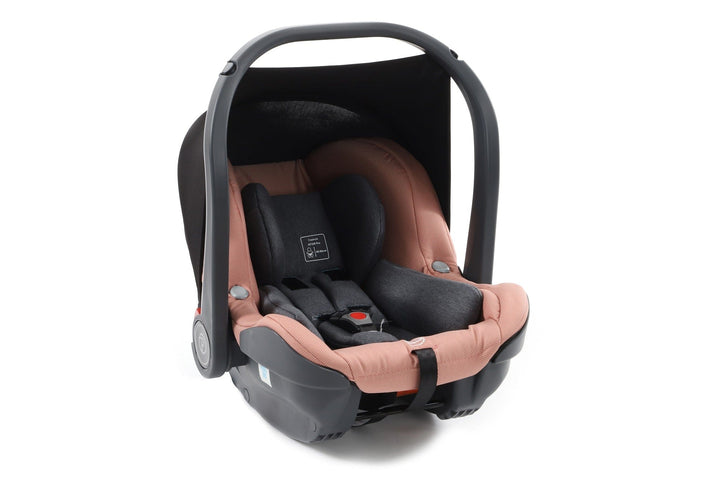 BabyStyle Travel Systems BabyStyle Prestige Vogue 13 Piece Bundle - Coral / Gold Frame / Brown Leather