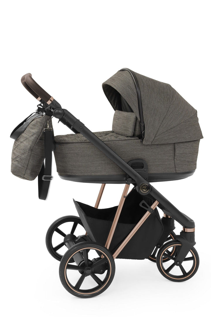 BabyStyle Travel Systems BabyStyle Prestige Vogue 13 Piece Bundle - Mountain / Gold Frame / Brown Leather
