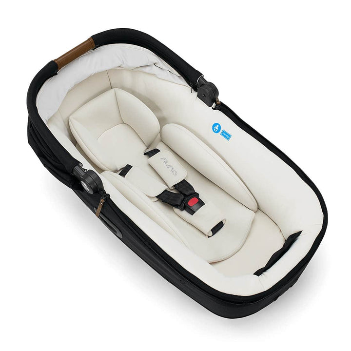 Bournemouth Baby Centre Nuna Cari NEXT Lay Flat Car Carrycot - Caviar