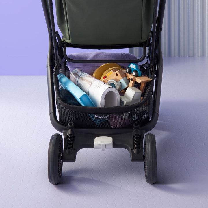 blue bugaboo butterfly Bugaboo Butterfly Compact Stroller Stormy Blue | 1-Second Fold