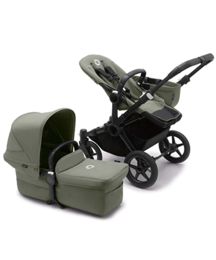 Bugaboo double pushchairs Bugaboo Donkey 5 Duo - Black / Forest Green