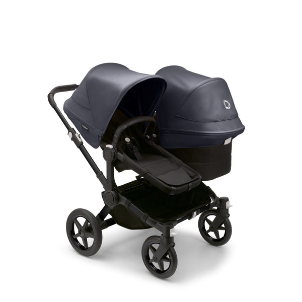 Bugaboo double pushchairs Bugaboo Donkey 5 Duo - Black/Midnight Black/Stormy Blue