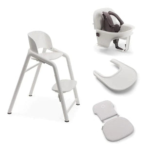 Bugaboo highchairs Bugaboo Giraffe Highchair with Complete Baby Set - White/White