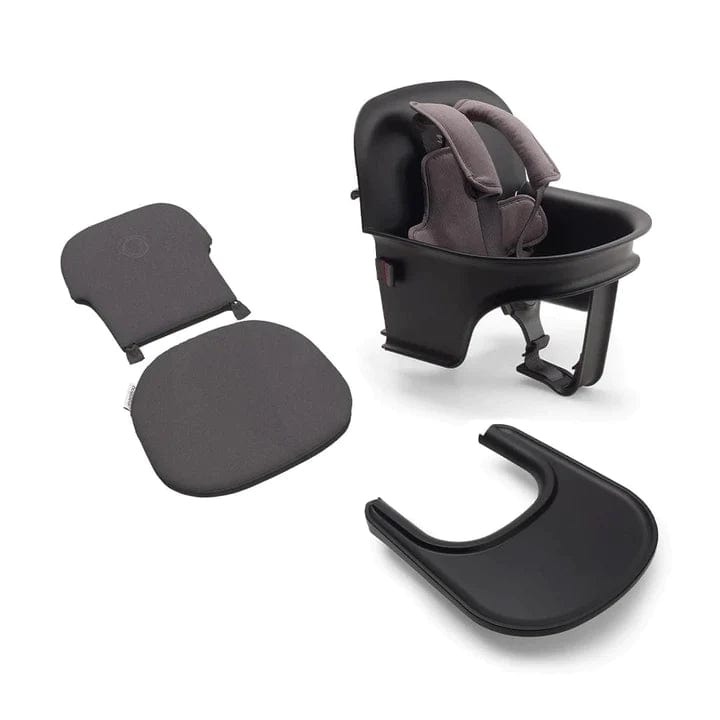 Bugaboo highchairs Stormy Grey Bugaboo Giraffe Complete Baby Set - Black