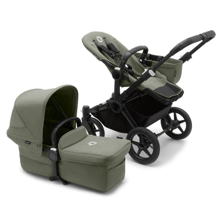 bugaboo donkey black Bugaboo Donkey 5 Mono Pushchair Black/Forest Green