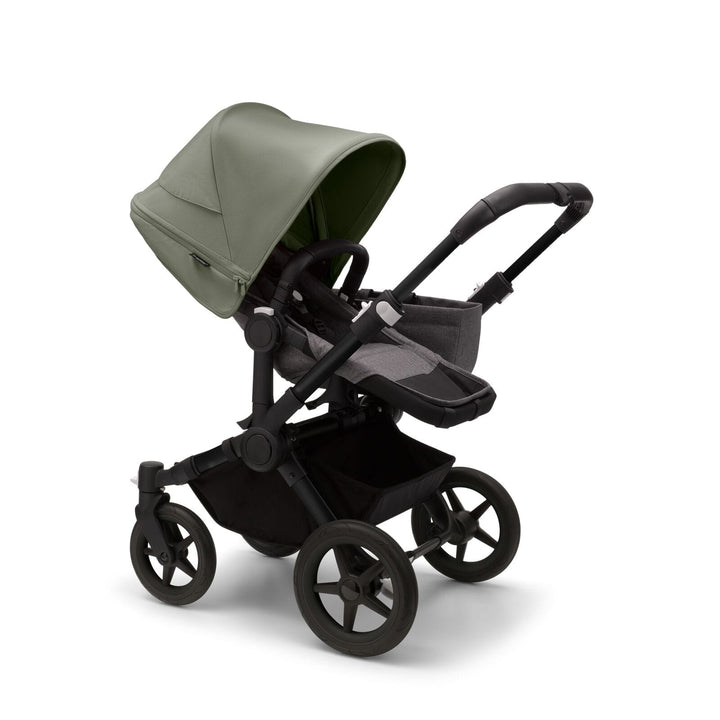 Bugaboo Prams & Pushchairs Bugaboo Donkey 5 Mono - Black/Grey Melange/Forest Green