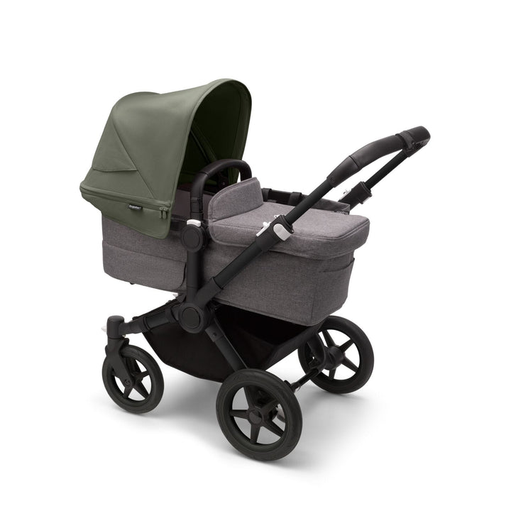 Bugaboo Prams & Pushchairs Bugaboo Donkey 5 Mono - Black/Grey Melange/Forest Green