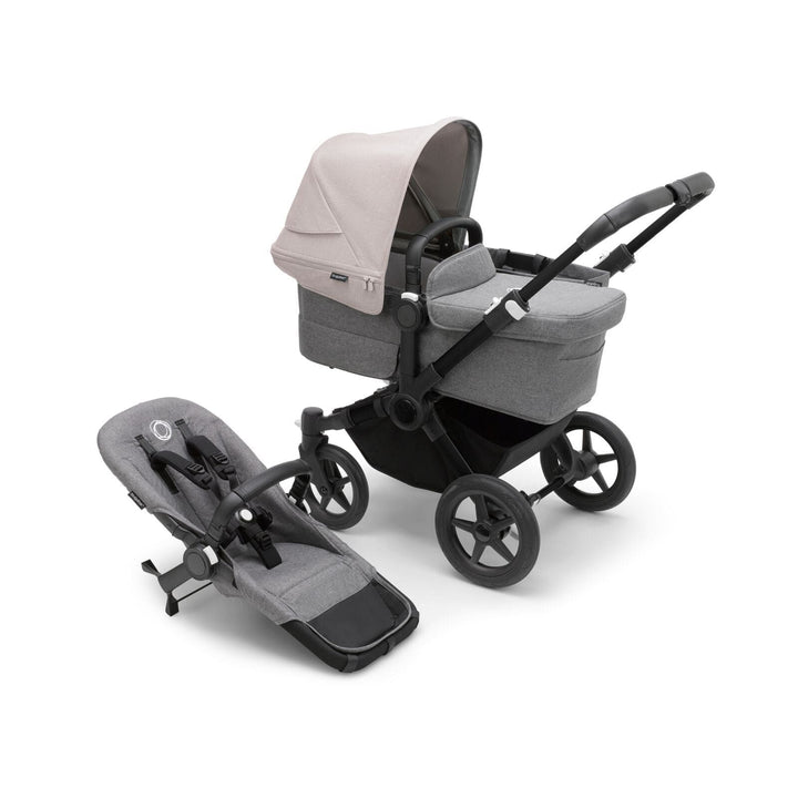 Bugaboo Prams & Pushchairs Bugaboo Donkey 5 Mono - Black/Grey Melange/Misty White