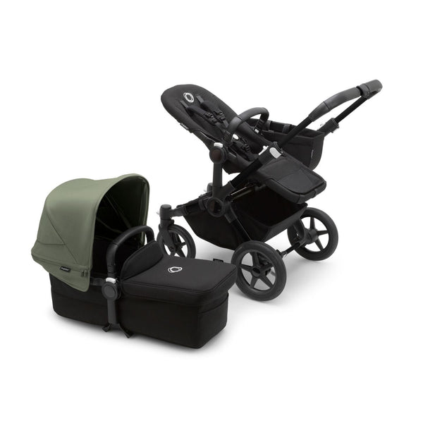 Bugaboo Prams & Pushchairs Bugaboo Donkey 5 Mono - Black/Midnight Black/Forest Green