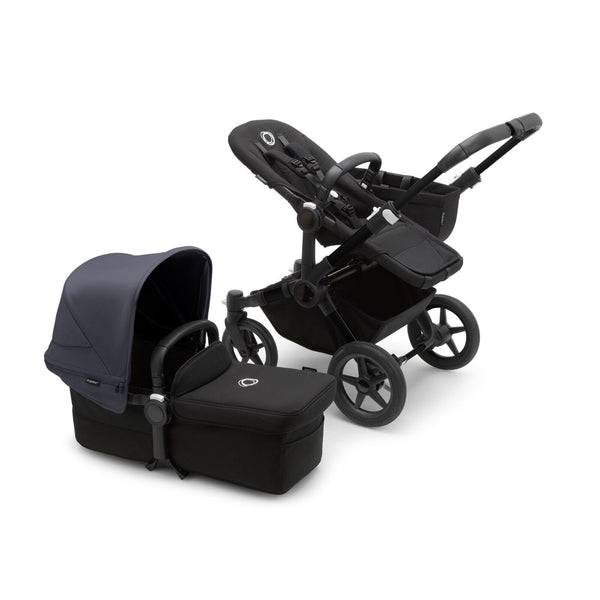 Bugaboo Prams & Pushchairs Bugaboo Donkey 5 Mono - Black/Midnight Black/Stormy Blue