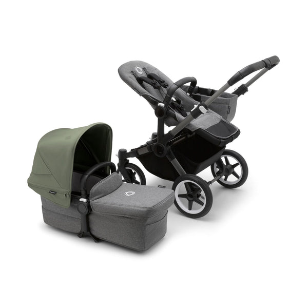 Bugaboo Prams & Pushchairs Bugaboo Donkey 5 Mono - Graphite/Grey Melange/Forest Green