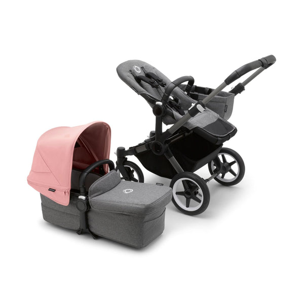 Bugaboo Prams & Pushchairs Bugaboo Donkey 5 Mono - Graphite/Grey Melange/Morning Pink