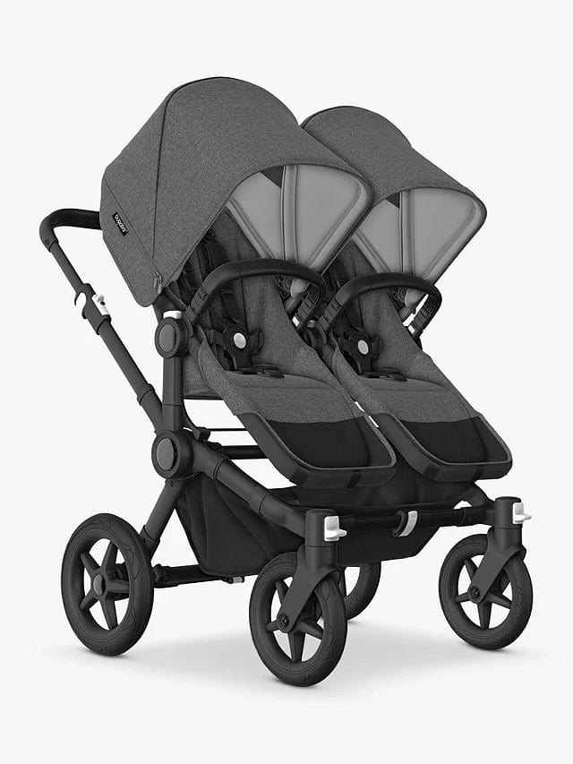 Bugaboo Prams & Pushchairs Bugaboo Donkey 5 Twin - Black / Grey Melange