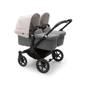 Bugaboo Prams & Pushchairs Bugaboo Donkey 5 Twin - Black/Grey Melange/Misty White