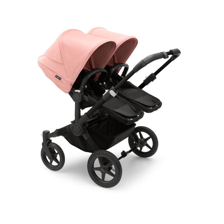 Bugaboo Prams & Pushchairs Bugaboo Donkey 5 Twin - Black/Midnight Black/Morning Pink