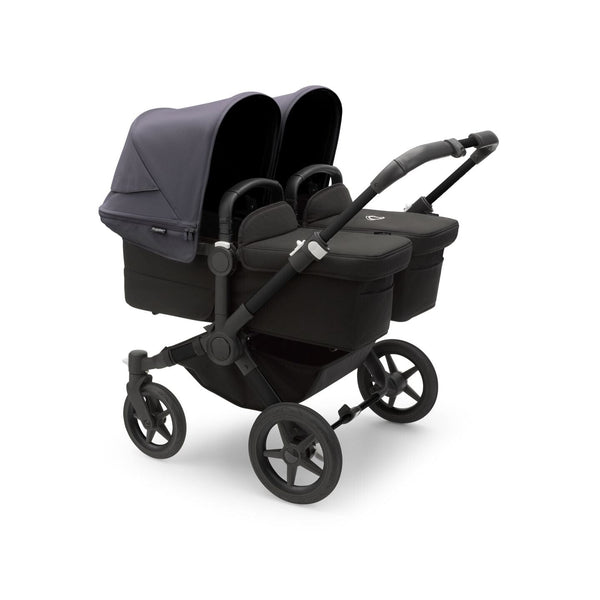 Bugaboo Prams & Pushchairs Bugaboo Donkey 5 Twin - Black/Midnight Black/Stormy Blue