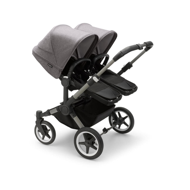 Bugaboo Prams & Pushchairs Bugaboo Donkey 5 Twin - Graphite/Midnight Black/Grey Melange