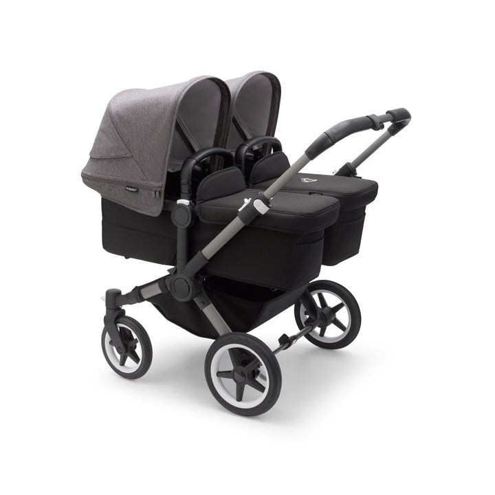 Bugaboo Prams & Pushchairs Bugaboo Donkey 5 Twin - Graphite/Midnight Black/Grey Melange