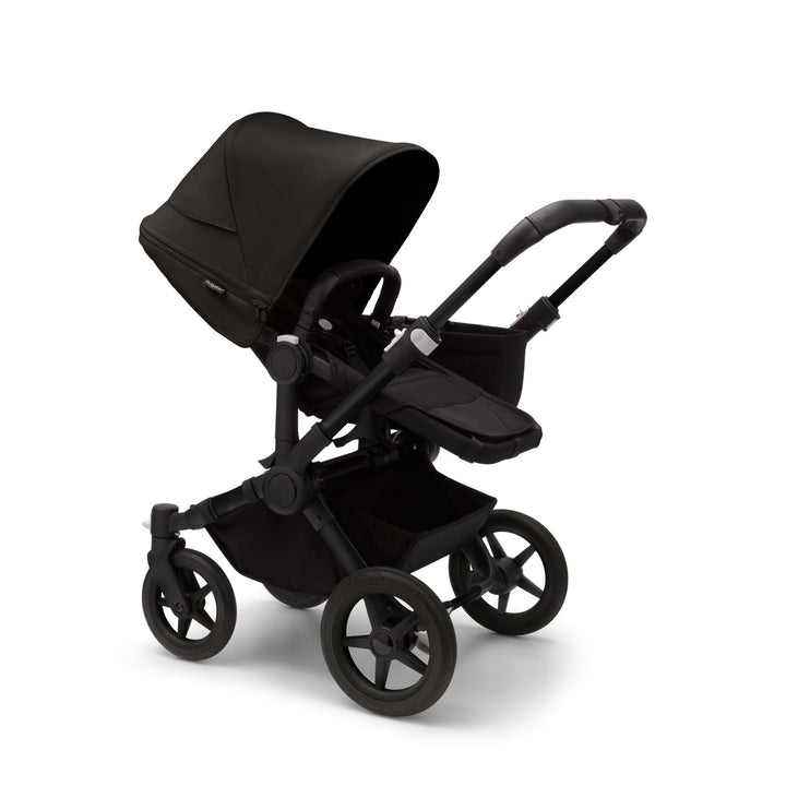 Bugaboo Travel Systems Bugaboo Donkey 5 Duo with Cloud Z2 and Base Z2 - Black/Midnight Black