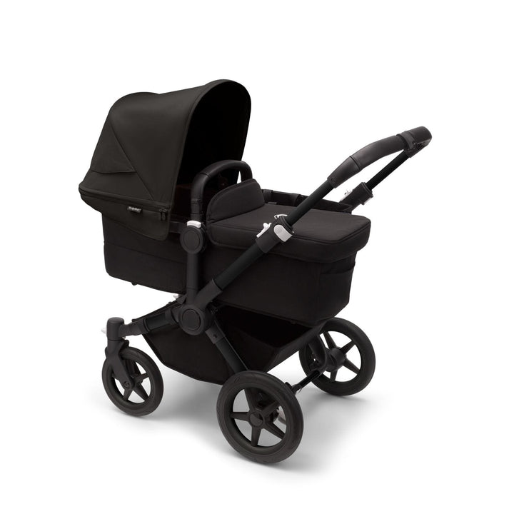 Bugaboo Travel Systems Bugaboo Donkey 5 Duo with Cloud Z2 and Base Z2 - Black/Midnight Black