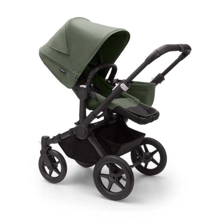 bugaboo donkey 5 twin travel system Bugaboo Donkey 5 Twin Travel System Black Forest Green