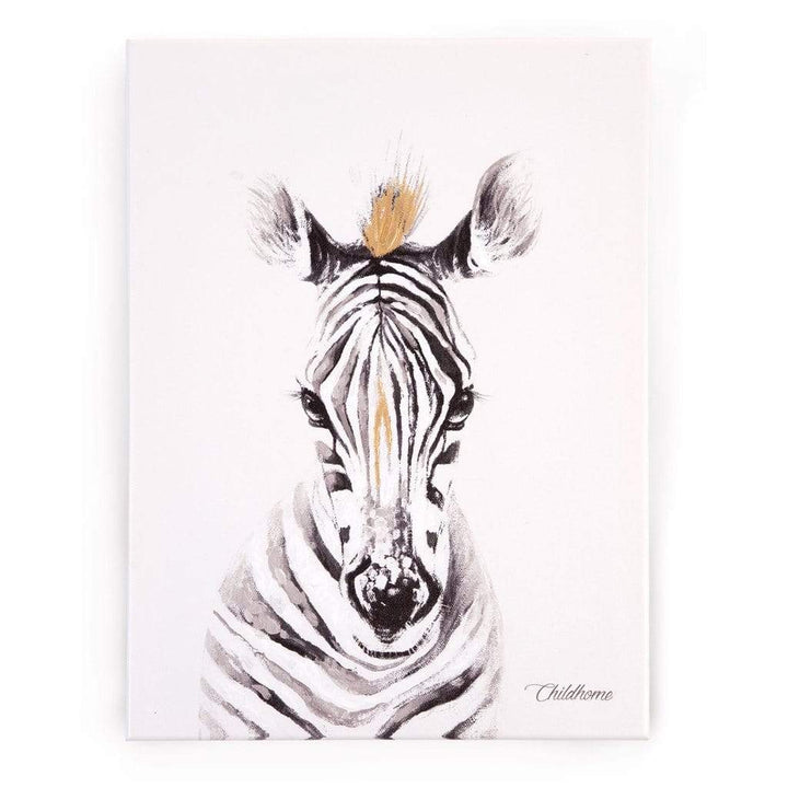 Childhome Childhome Oil Painting Zebra Head