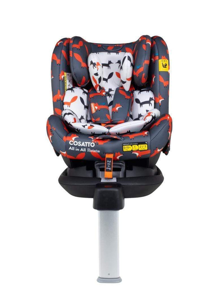 Cosatto CAR SEATS Cosatto All in All Rotate Group 0+123 Car Seat - Charcoal Mister Fox