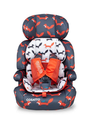 Cosatto CAR SEATS Cosatto Zoomi Group 123 Car Seat - Charcoal Mister Fox