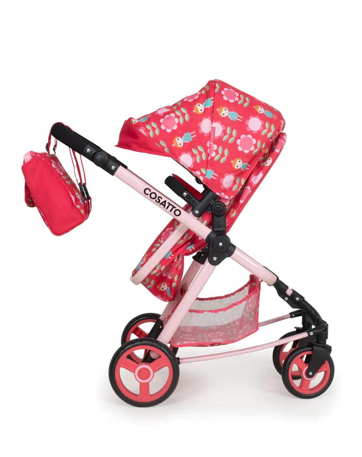 Cosatto Dolls Prams Cosatto Giggle Quad & Car Seat Dolls Pram - Fairy Garden