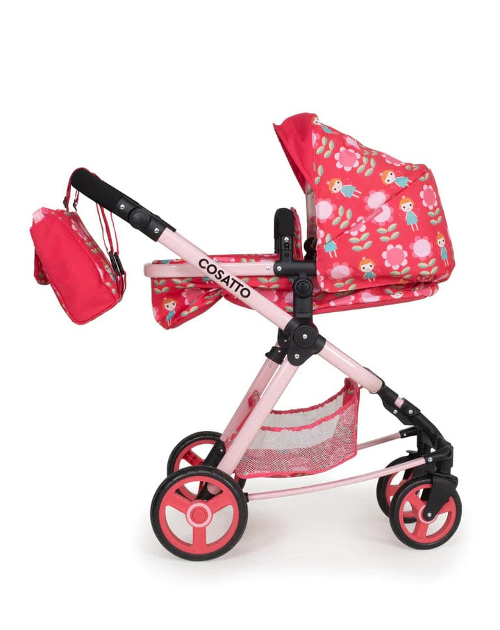 Cosatto Dolls Prams Cosatto Giggle Quad & Car Seat Dolls Pram - Fairy Garden