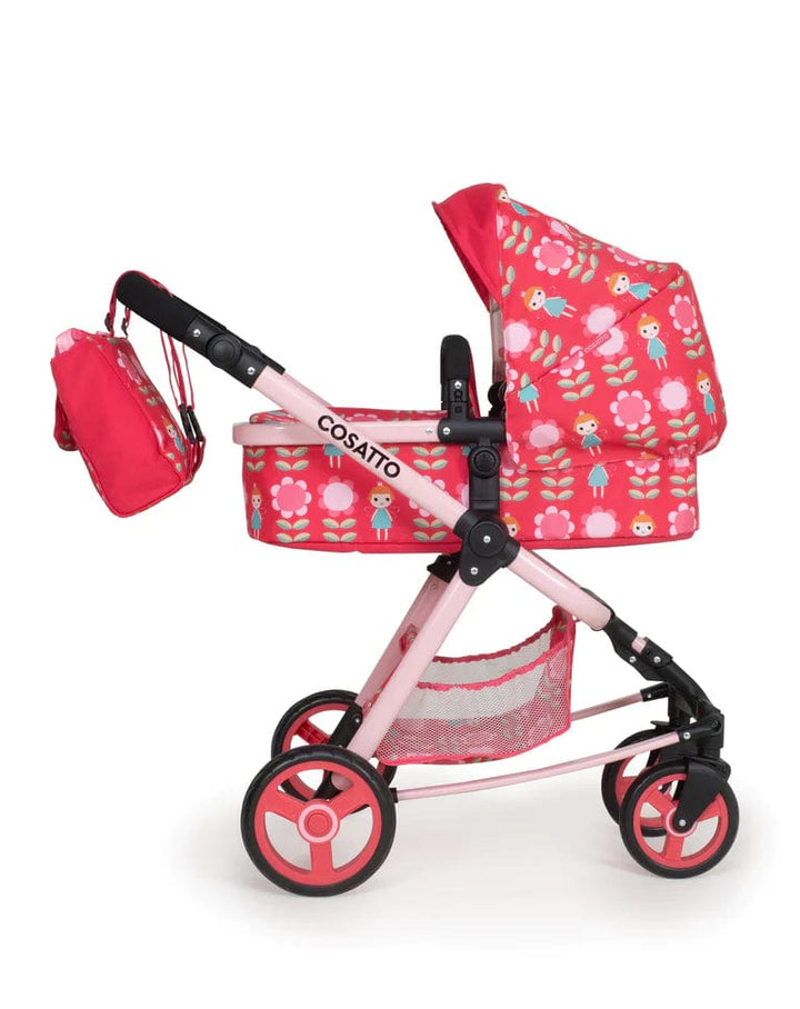 Cosatto Dolls Prams Cosatto Giggle Quad & Car Seat Dolls Pram - Fairy Garden