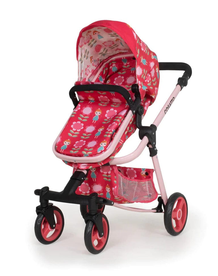 Cosatto Dolls Prams Cosatto Giggle Quad & Car Seat Dolls Pram - Fairy Garden