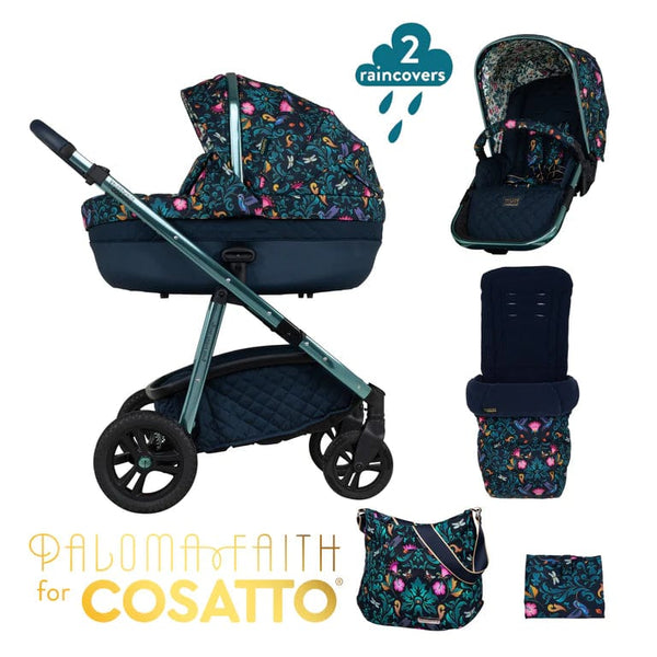 Cosatto Prams & Pushchairs Cosatto Paloma Faith Wow Continental Pram & Accessories Bundle - Wildling