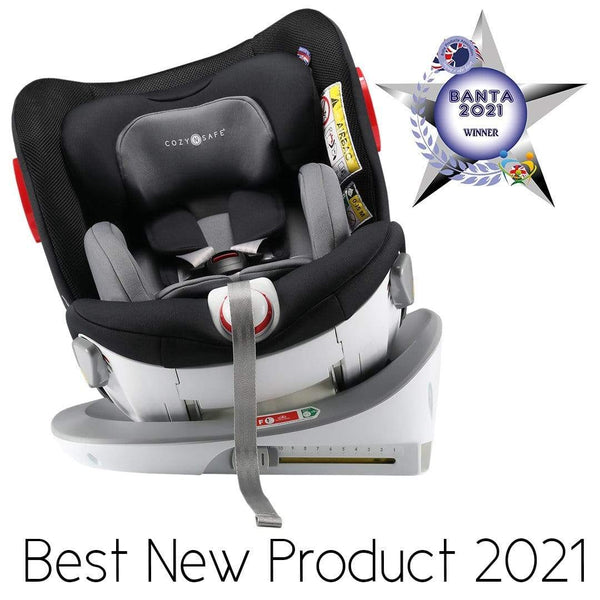 Cozy N Safe CAR SEATS Cozy N Safe Morgan I-Size Child Car Seat - Black/Grey