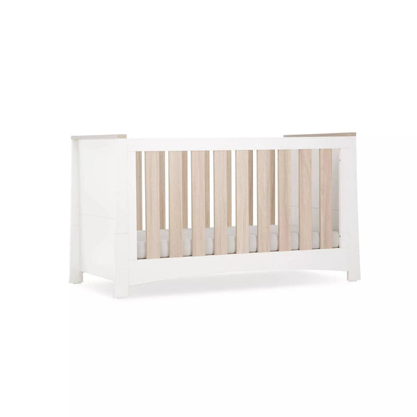 Cuddleco Cot Beds Cuddleco Ada Cot Bed - White and Ash