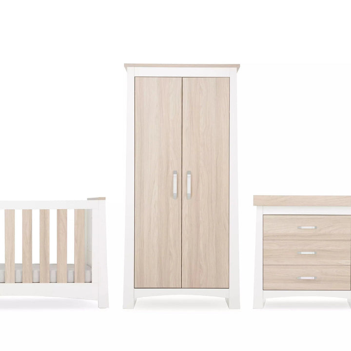 Cuddleco Furniture Sets Cuddleco Ada 3 piece Furniture Set - White and Ash