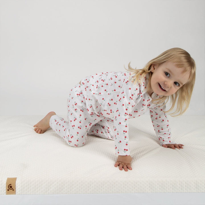 Cuddleco Mattresses CuddleCo Harmony Hypo-Allergenic Bamboo Sprung Cot Bed Mattress 140 x 70cm