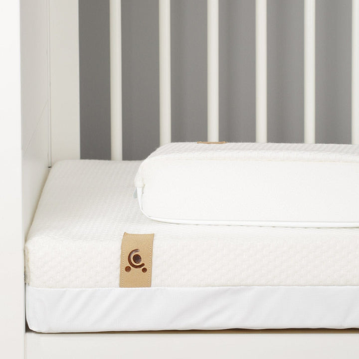 Cuddleco Mattresses CuddleCo Lullaby Hypo-Allergenic Bamboo Foam Cot Bed Mattress 140 x 70cm