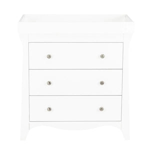 Cuddleco Nursery Furniture Cuddleco Clara 3 Drawer Dresser - White