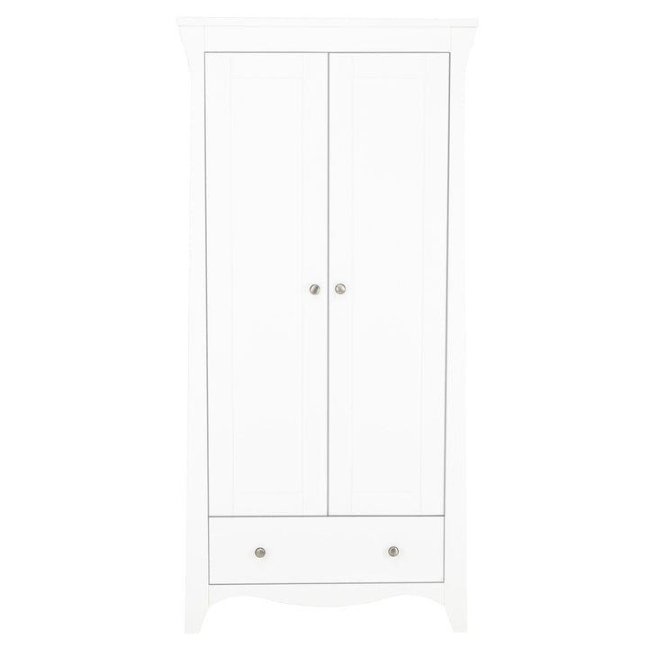 Cuddleco Wardrobes CuddleCo Clara 2 Door Double Wardrobe - White