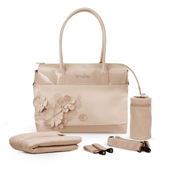 Cybex Changing Bags Cybex Platinum Changing Bag, Simply Flowers - Mid Beige