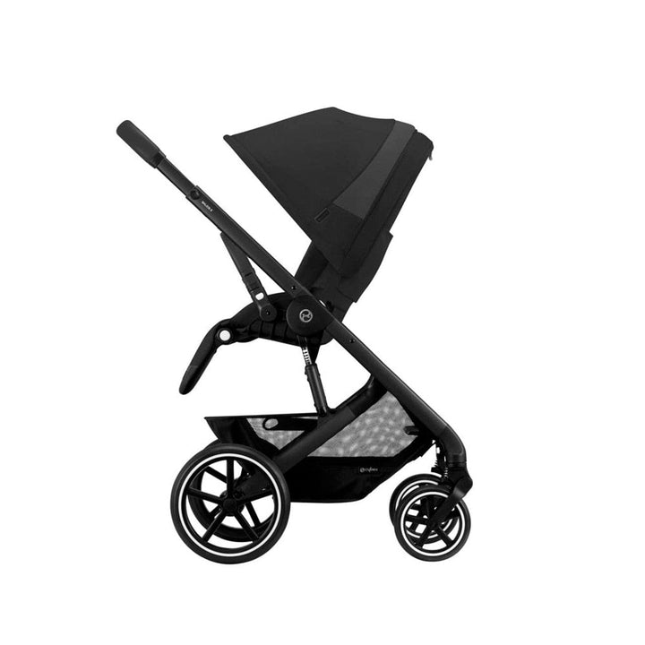 Cybex Prams & Pushchairs Cybex Balios S Lux Black Frame and Carrycot - Moon Black