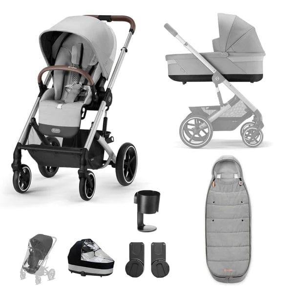 Cybex Prams & Pushchairs Cybex Balios S Lux Essential Bundle in Taupe / Lava Grey