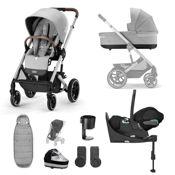 Cybex Prams & Pushchairs Cybex Balios S Lux Luxury Cloud Z2 Bundle - Taupe / Lava Grey