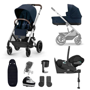 Cybex Prams & Pushchairs Cybex Balios S Lux Luxury Cloud Z2 Bundle - Taupe / Ocean Blue