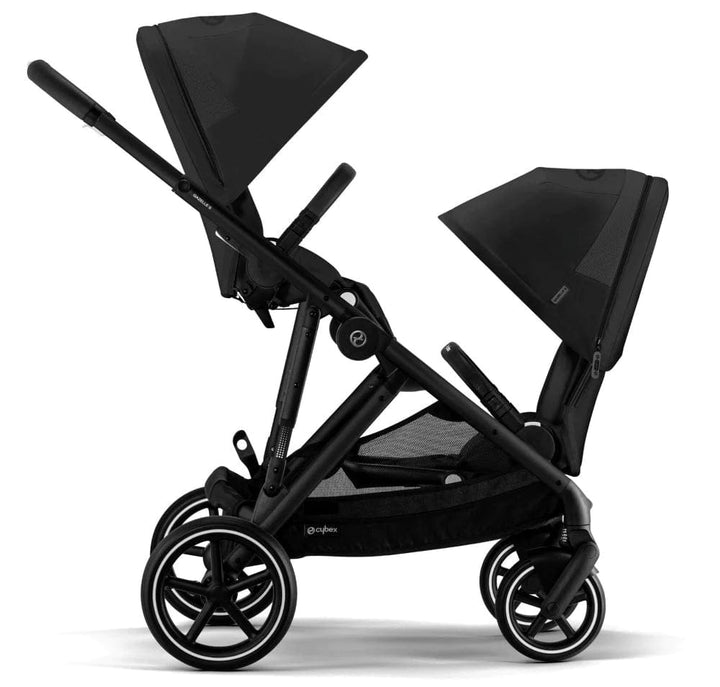 Cybex Prams & Pushchairs Cybex Gazelle S Double Tandem Pushchair - Black / Moon Black